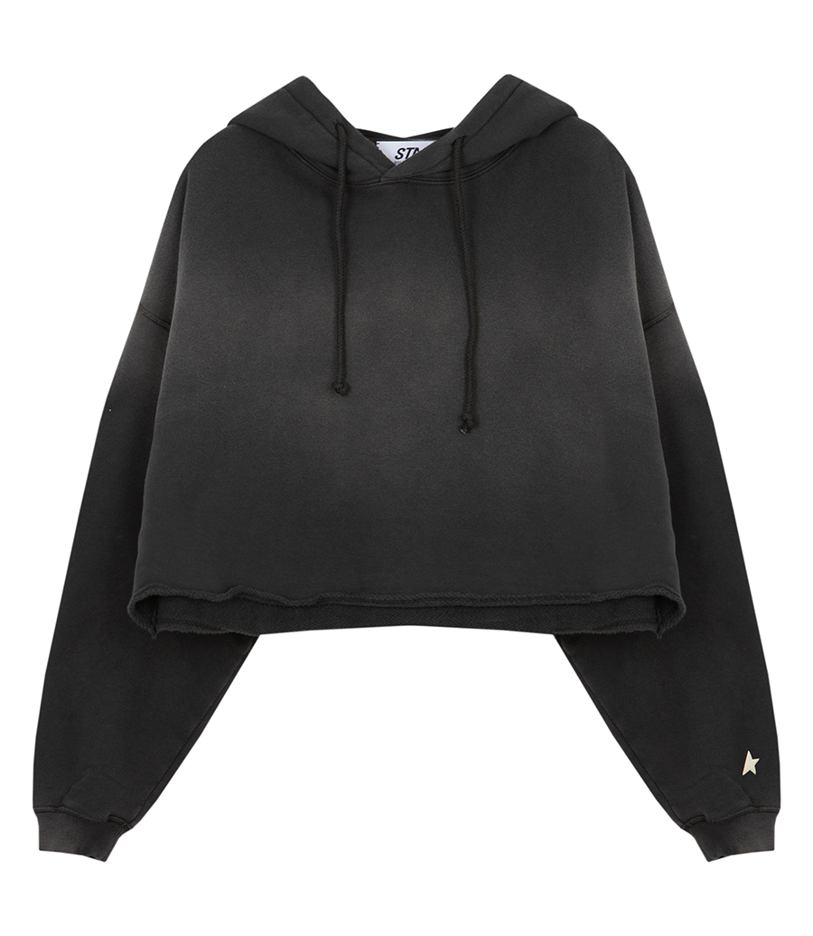 GOLDEN GOOSE  - OVERSIZE CROPPED HOODIE