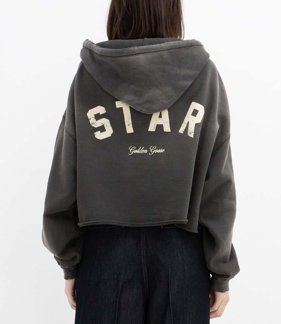 OVERSIZE CROPPED HOODIE
