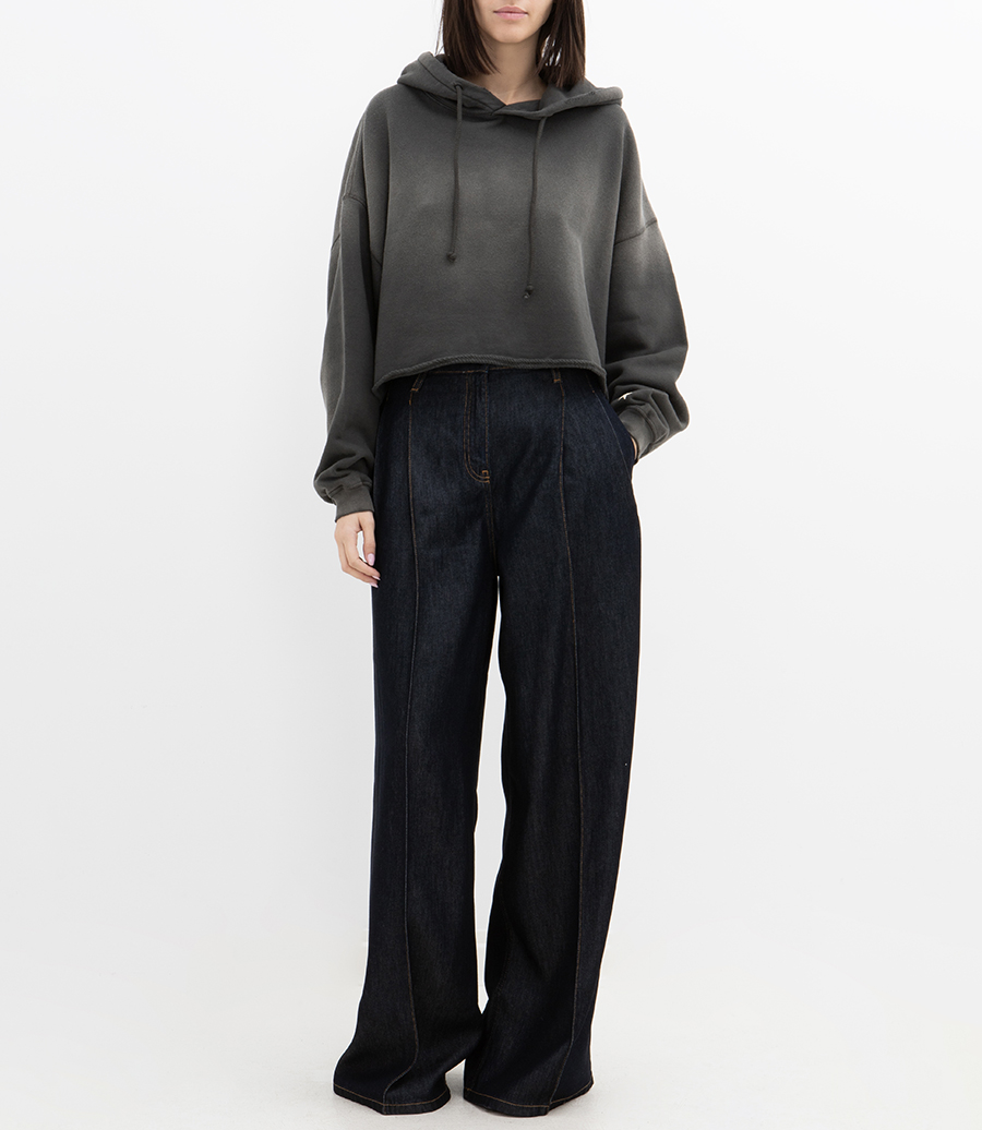 OVERSIZE CROPPED HOODIE