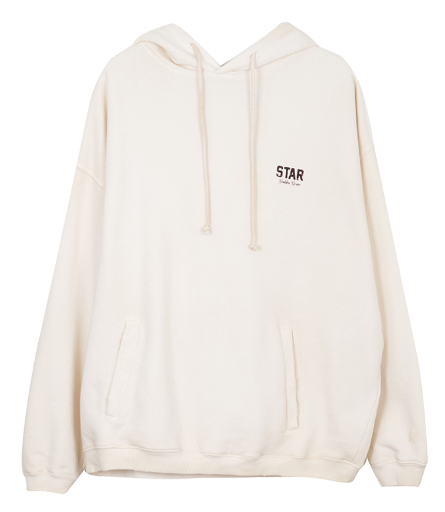 GOLDEN GOOSE  - STAR UNISEX OVERSIZE HOODIE