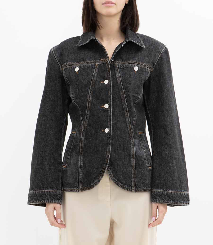 STRUCTURED DENIM JACKET