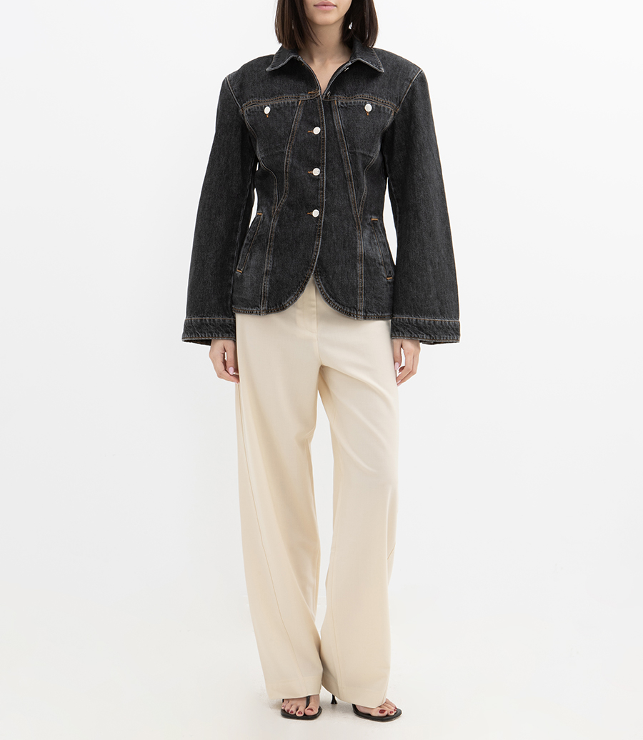 STRUCTURED DENIM JACKET