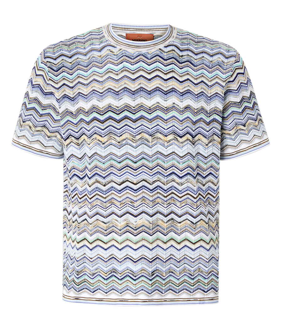 MISSONI - CHEVRON PATTERN SS T-SHIRT