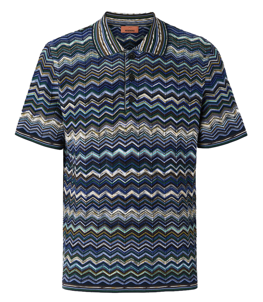 MISSONI - CHEVRON PATTERN POLO