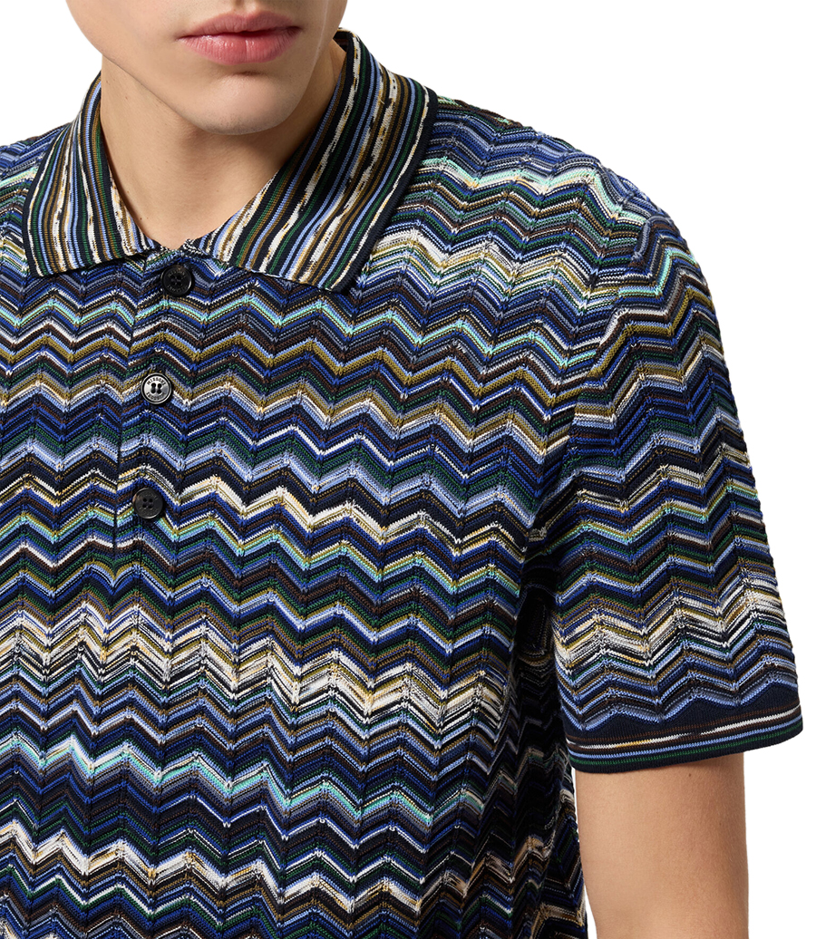 CHEVRON PATTERN POLO