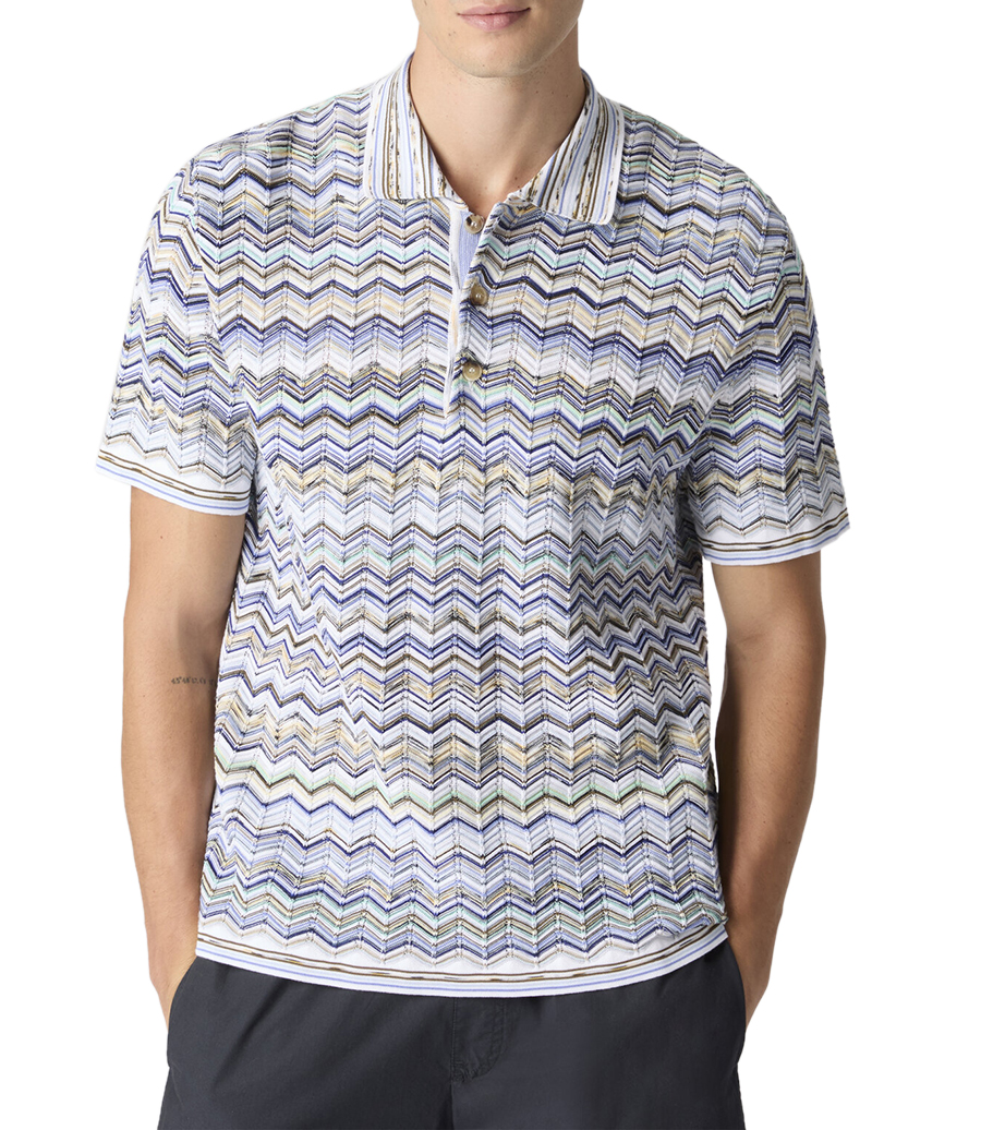CHEVRON PATTERN POLO