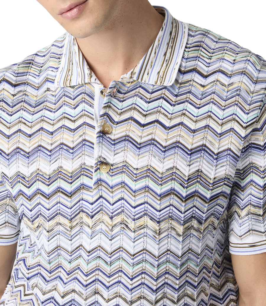 CHEVRON PATTERN POLO