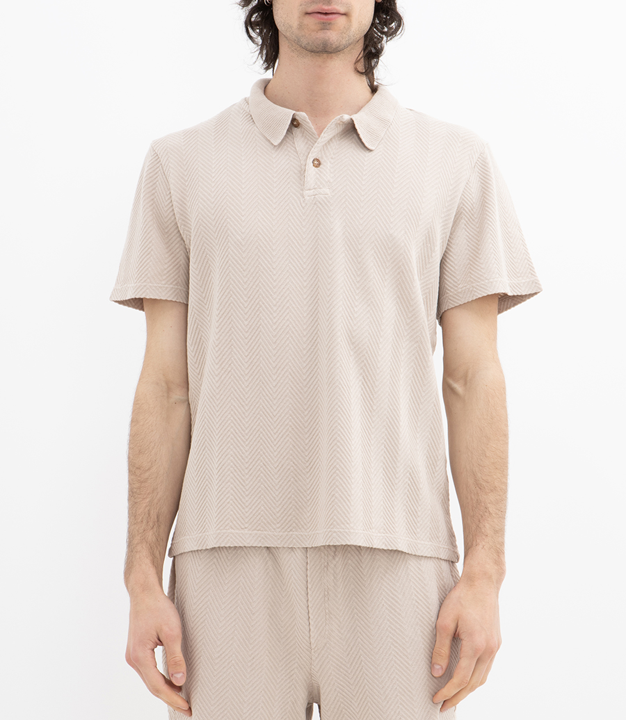 ZIGZAG MOTIF POLO