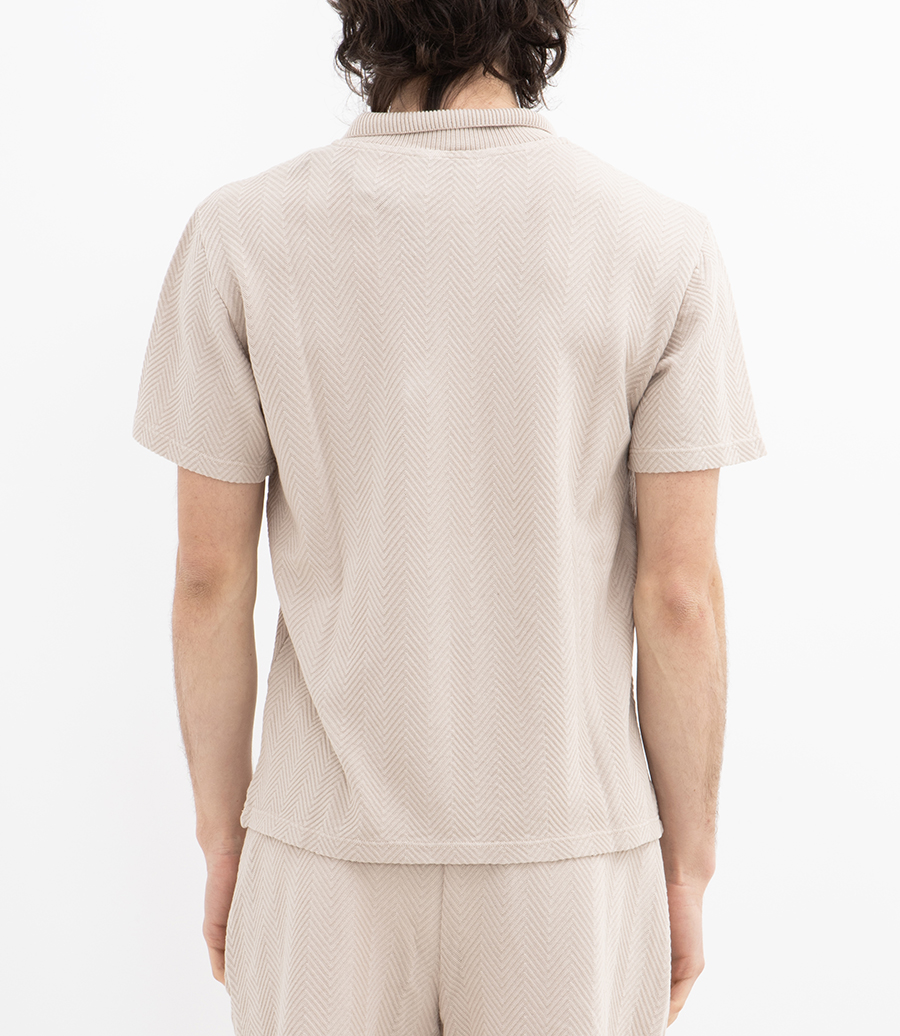 ZIGZAG MOTIF POLO