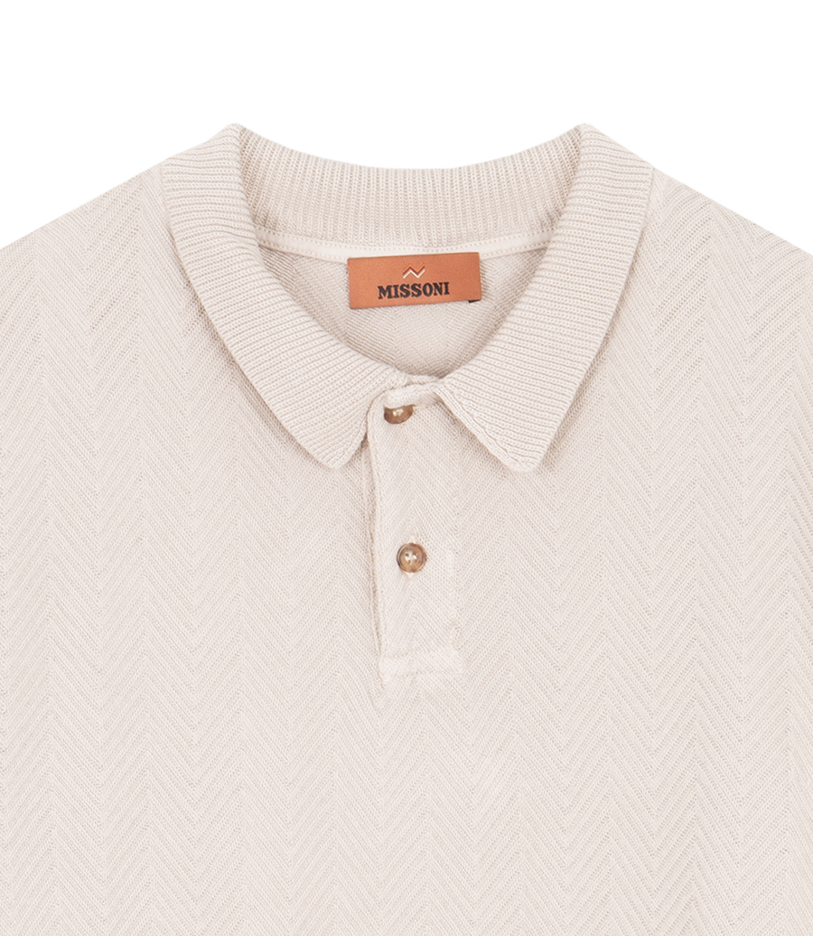 ZIGZAG MOTIF POLO