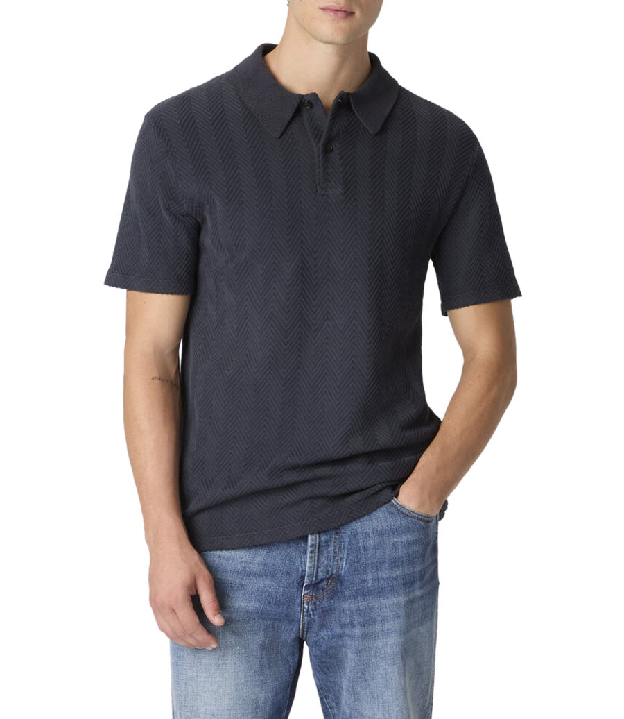 ZIGZAG MOTIF POLO