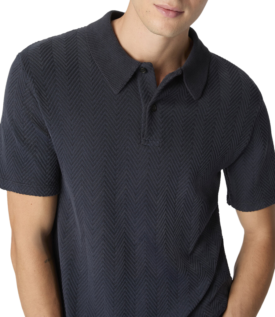 ZIGZAG MOTIF POLO