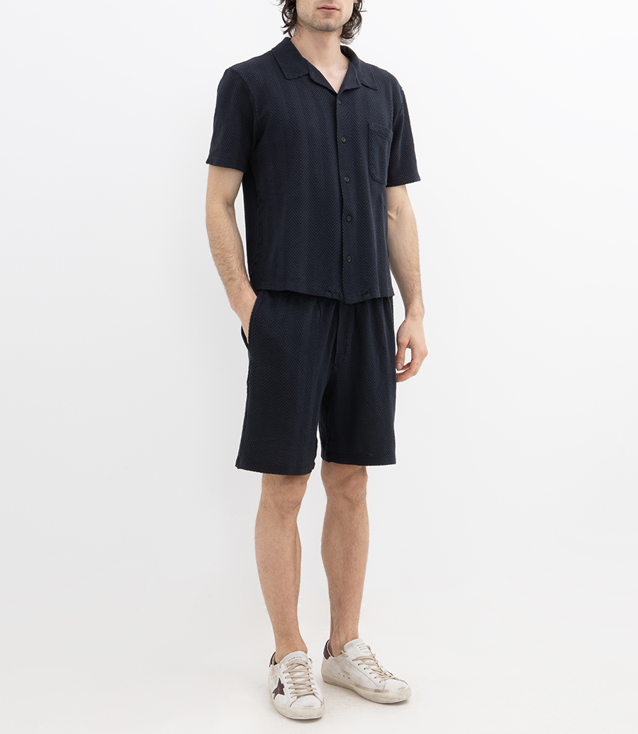 ZIGZAG MOTIF SS SHIRT