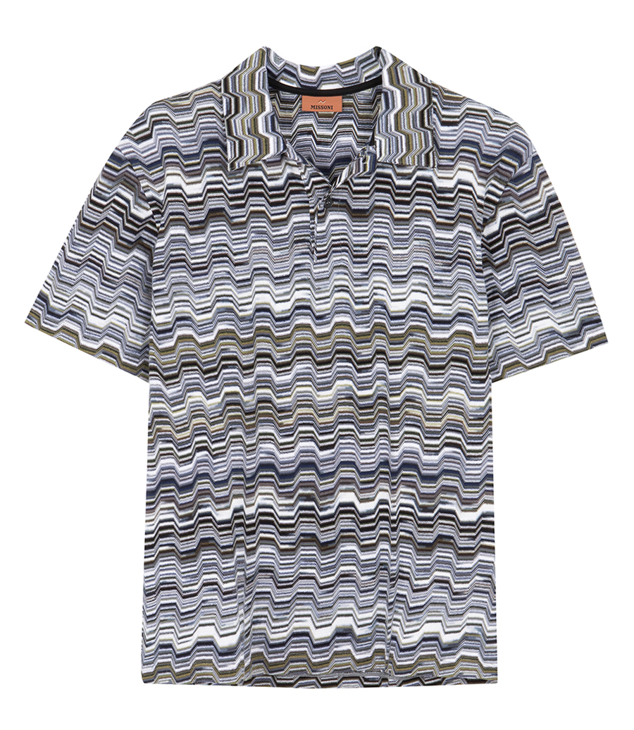 MISSONI - ZIGZAG PATTERN SS POLO
