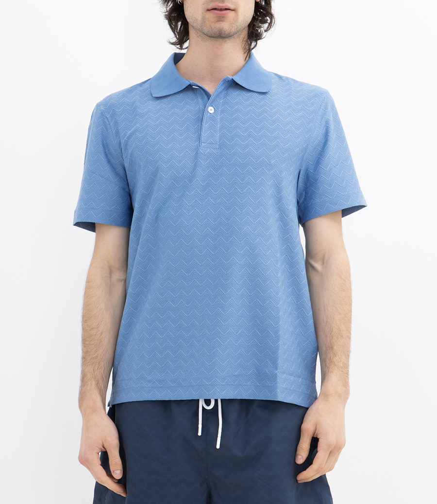 ZIGZAG DESIGN POLO SS