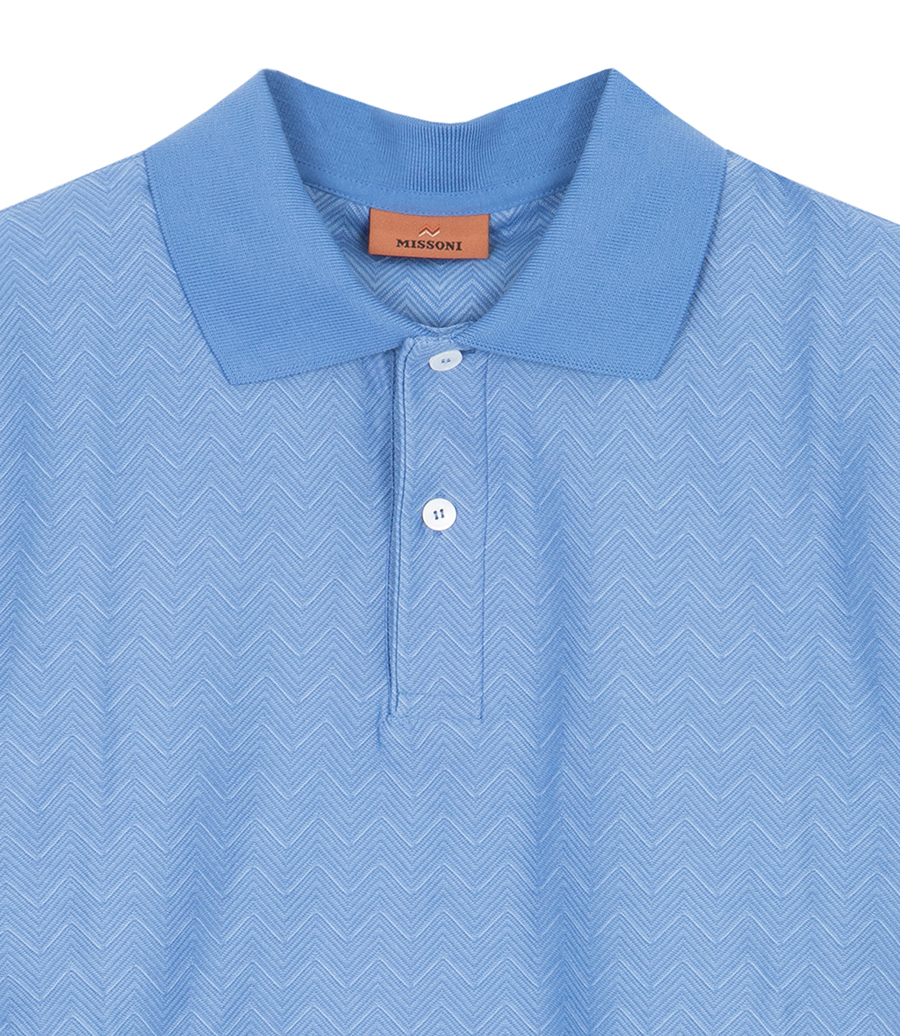 ZIGZAG DESIGN POLO SS