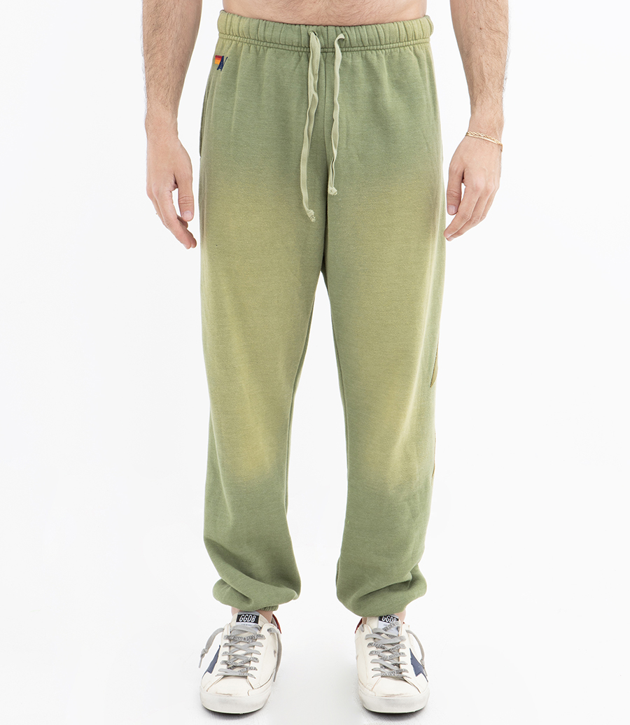 MENS BOLT STITCH FADED SWEATPANTS