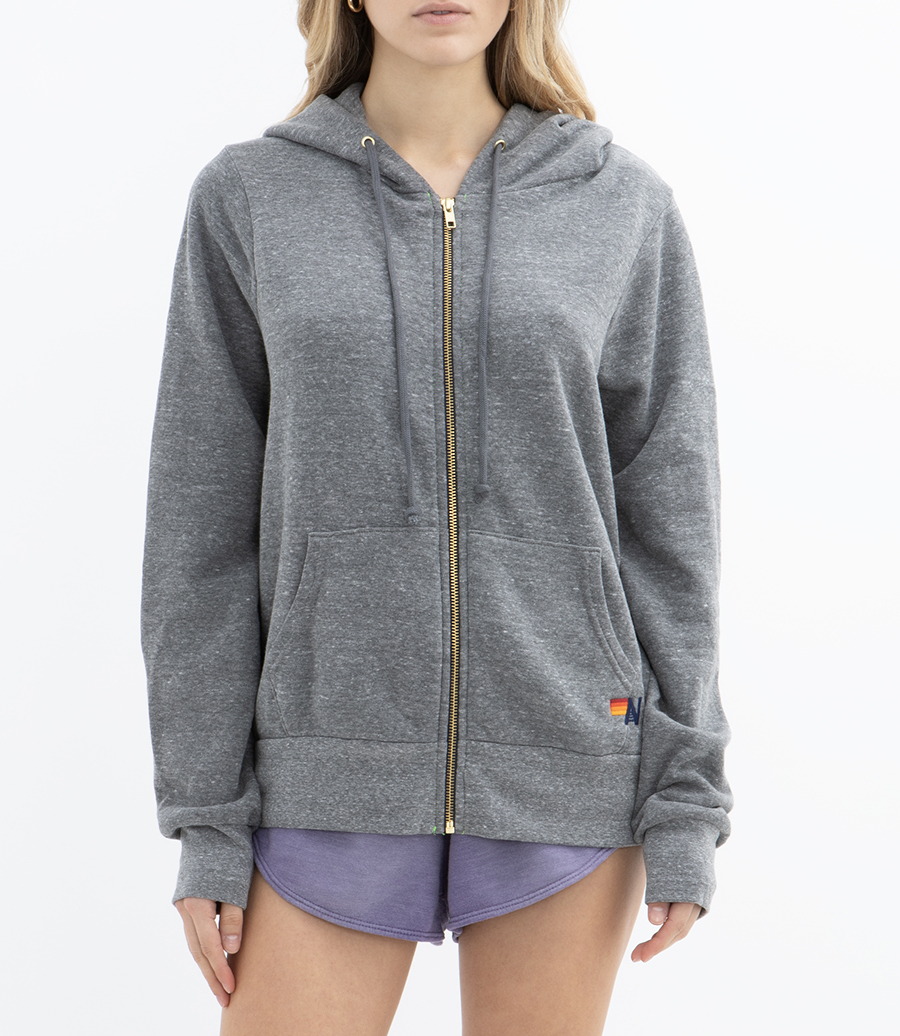SURF MUSIC LOVE ZIP HOODIE