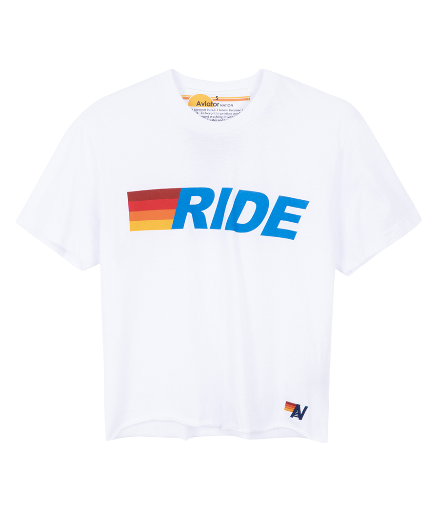 AVIATOR NATION - RIDE LOGO BOYFRIEND TEE