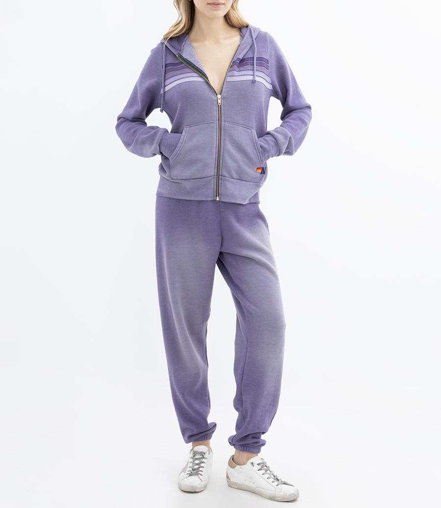 WOMENS 5 STRIPE FADED  SWEATPANTS