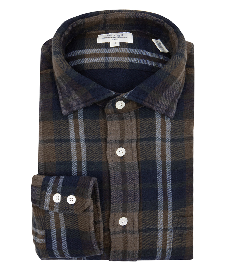 HARTFORD - PAUL DOUBLE FACE FLANNEL SHIRT