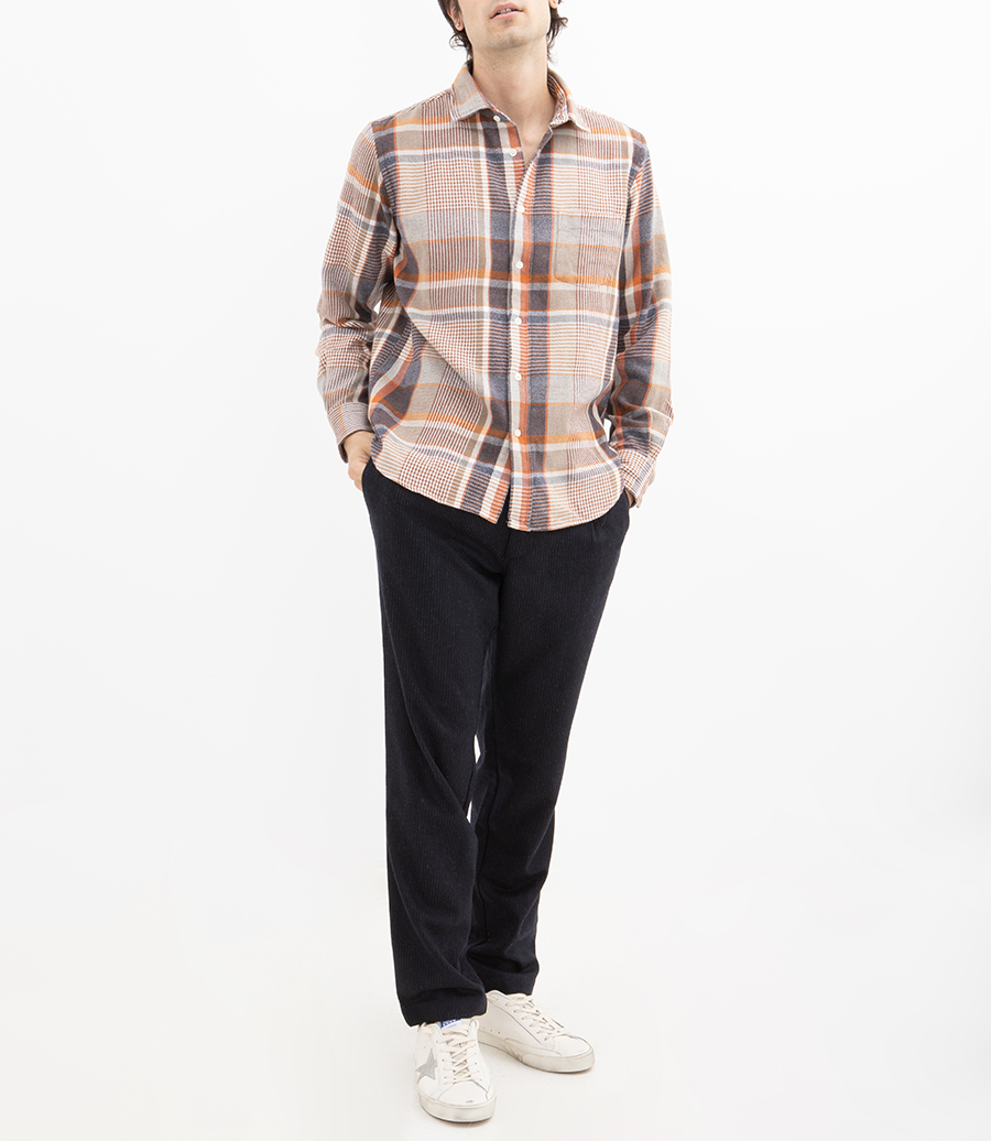 FLANNEL CHECKED PAUL SHIRT