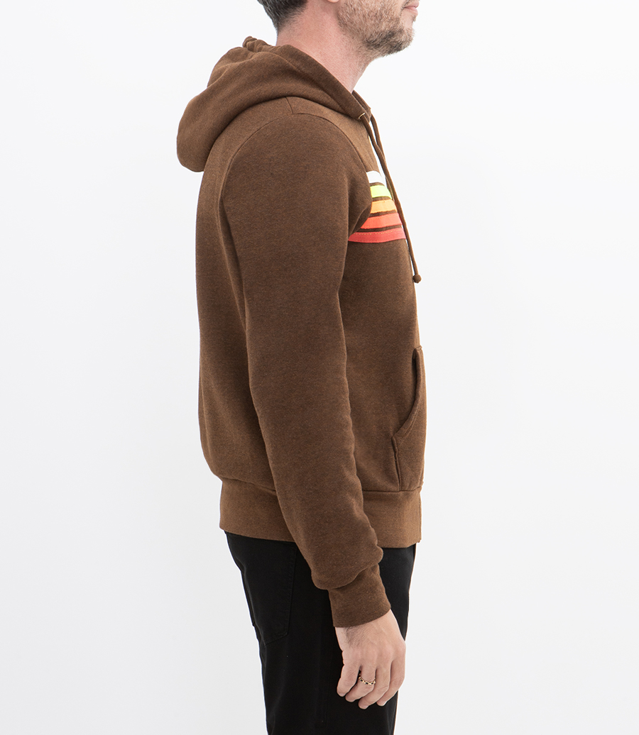 5 STRIPE ZIP HOODIE