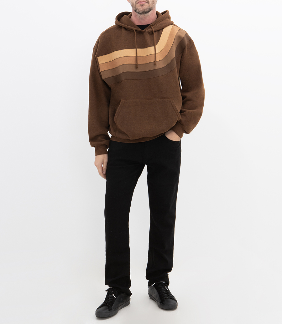 WAVE STRIPE 4 PULLOVER HOODIE