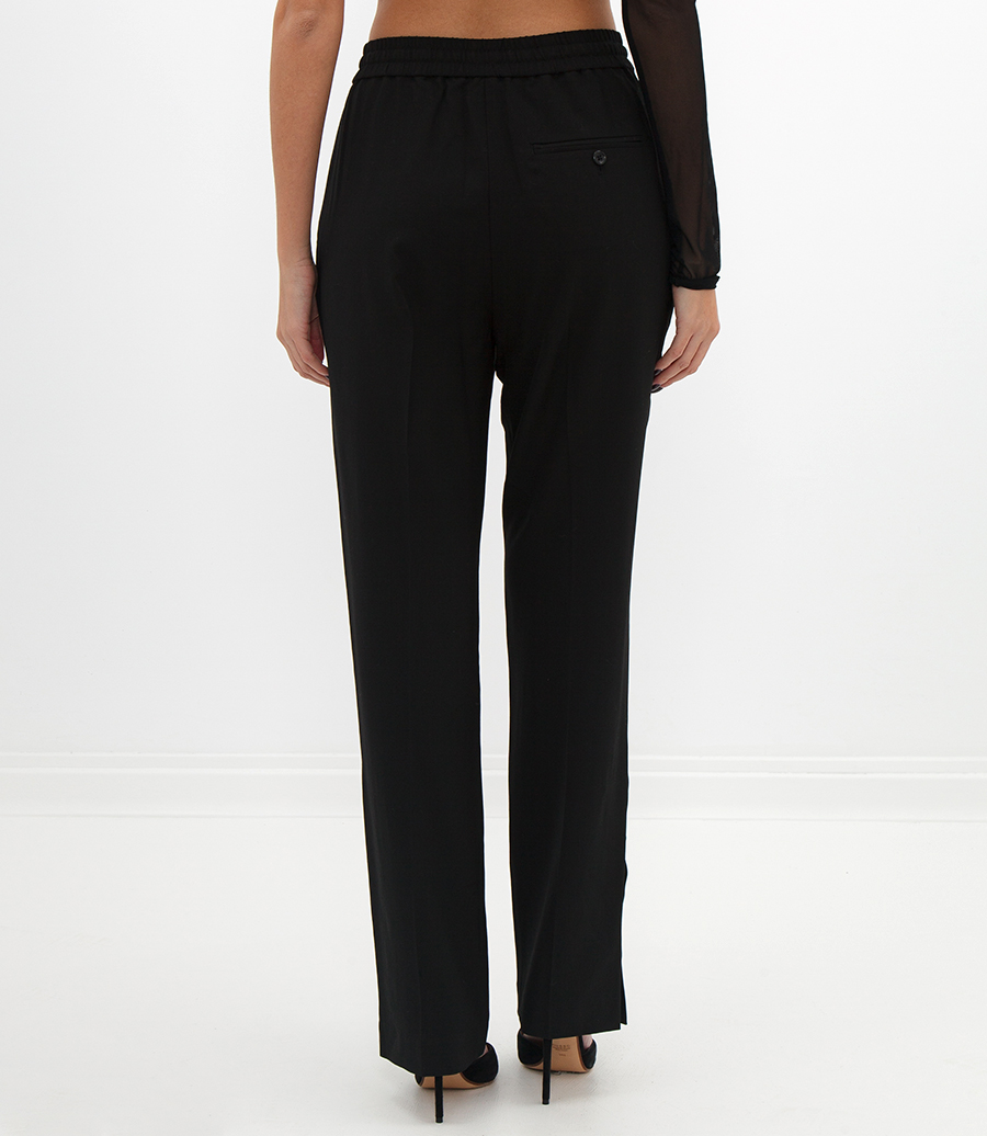 CROPPED ELASTIC WB PANT