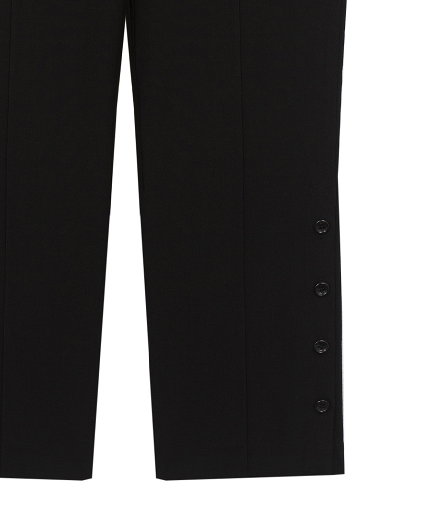CROPPED ELASTIC WB PANT