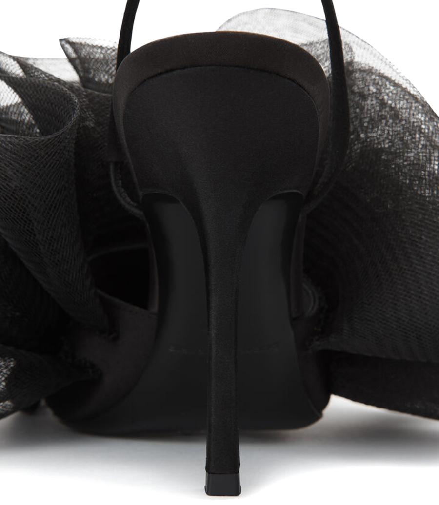 POM 105 SLINGBACK IN MESH/SATIN