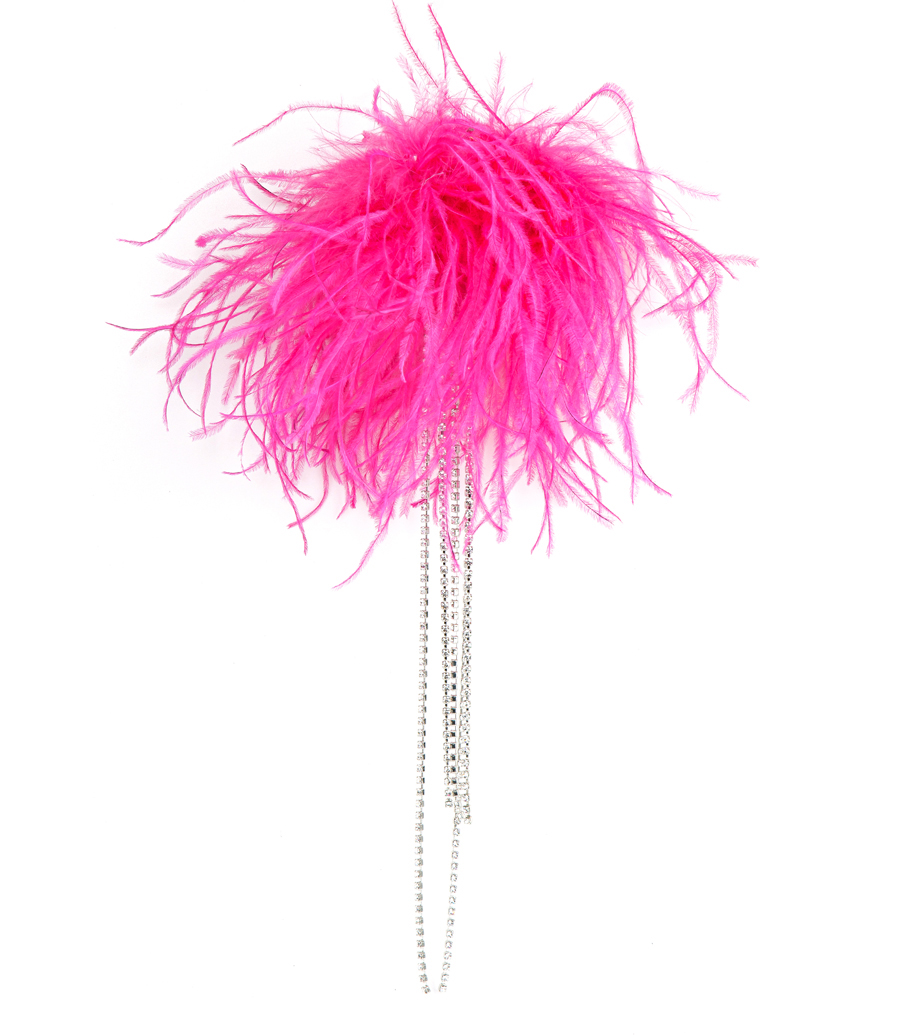 MAGDA BUTRYM - FEATHER CRYSTAL EARRING