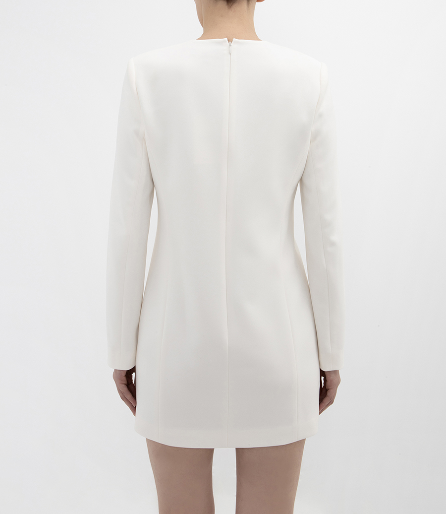 MINI TUNIC DRESS IN CREPE