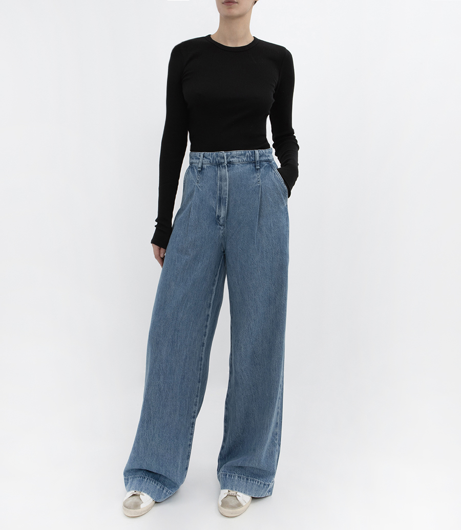 FEATHERWEIGHT ABIGALE PLEATED TROUSER