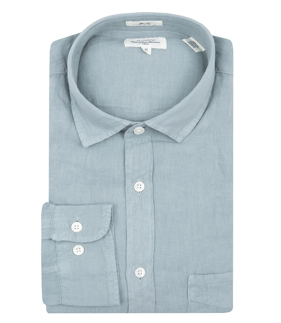 HARTFORD - LINEN STORM PAT SHIRT