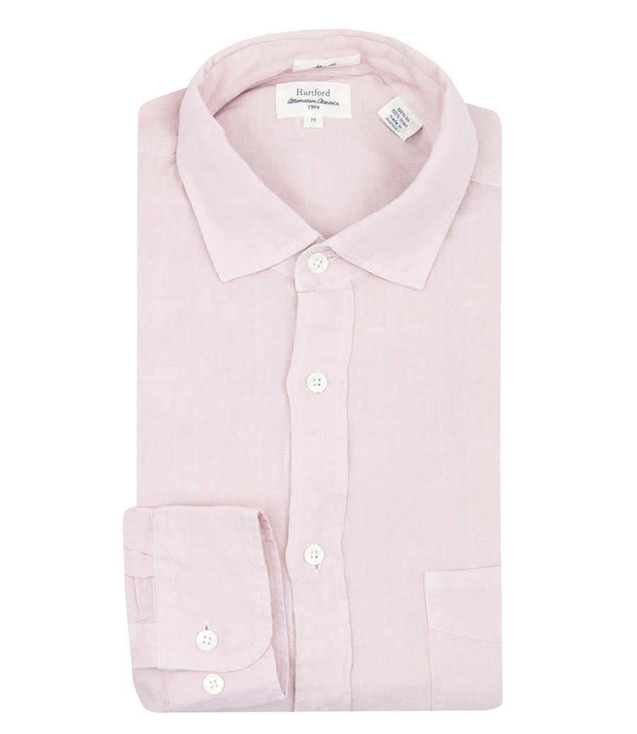 HARTFORD - LINEN STORM PAT SHIRT