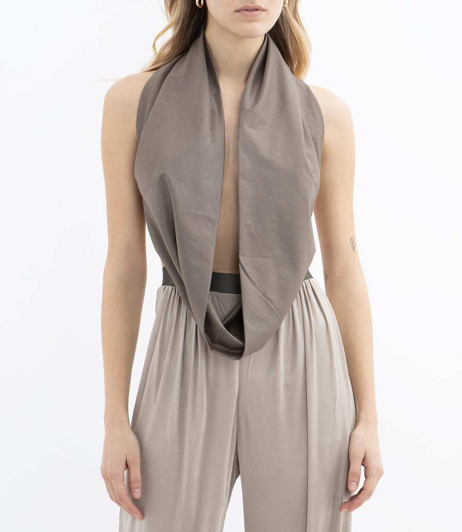 DRAPED CIRCLE TOP