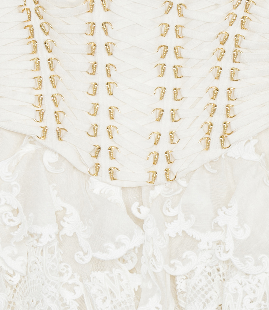 COASTER CORSET LACED DRESS