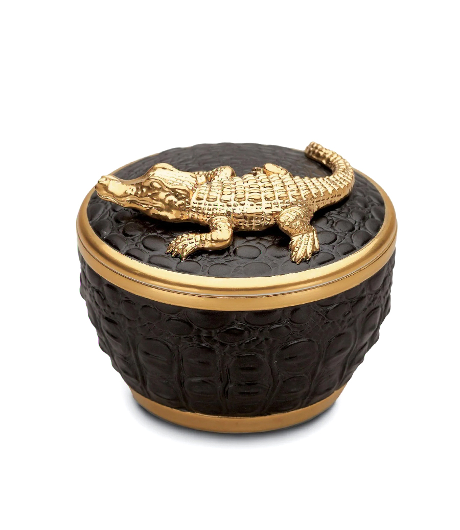 CROCODILE GOLD CANDLE