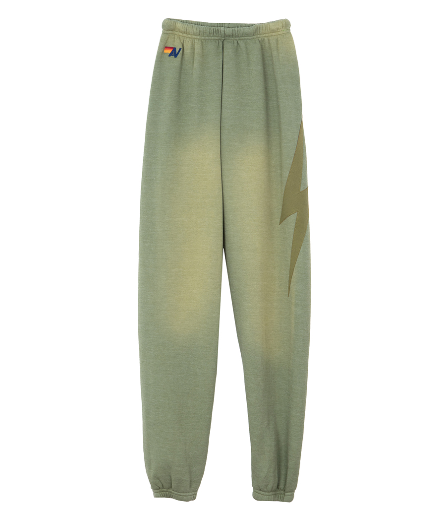 AVIATOR NATION - WOMENS BOLT FADED STICH SWEATPANTS