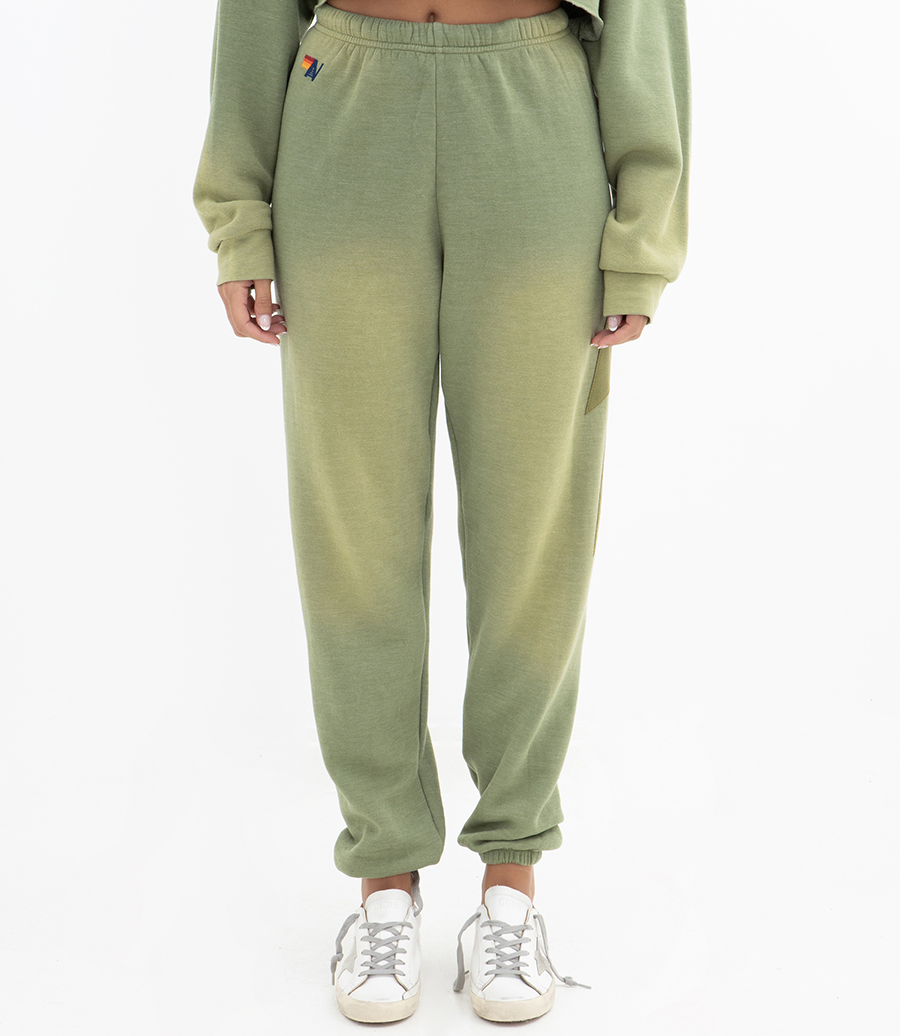 WOMENS BOLT FADED STICH SWEATPANTS
