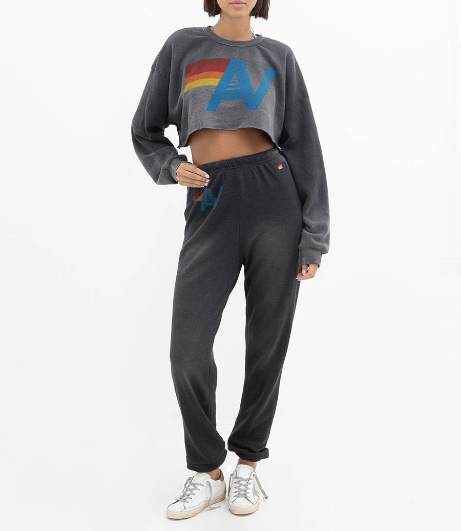 WOMENS VINTAGE LOGO FADED SWEATPANTS