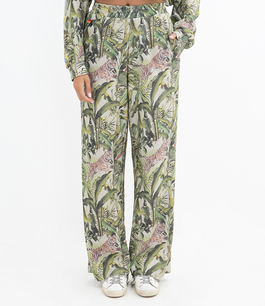 JUNGLE WIDE LEG POCKET SWEATPANTS