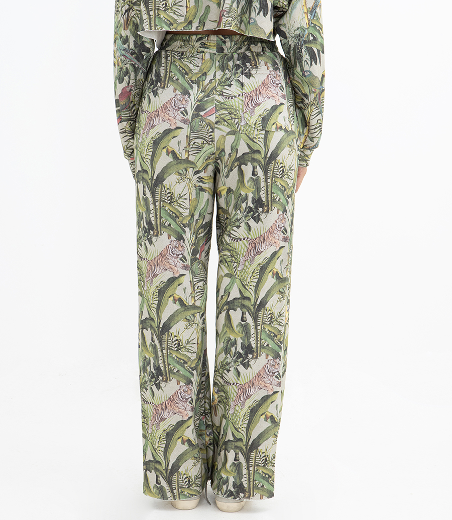 JUNGLE WIDE LEG POCKET SWEATPANTS