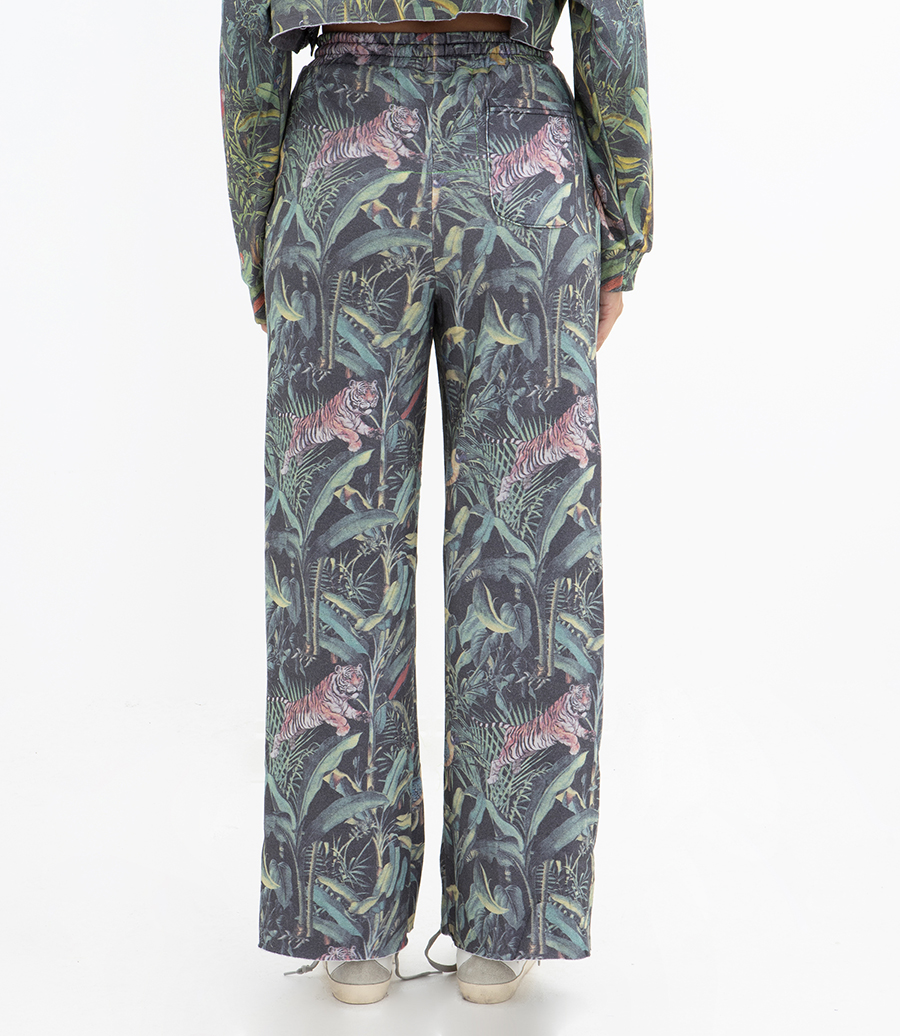 JUNGLE WIDE LEG POCKET SWEATPANTS