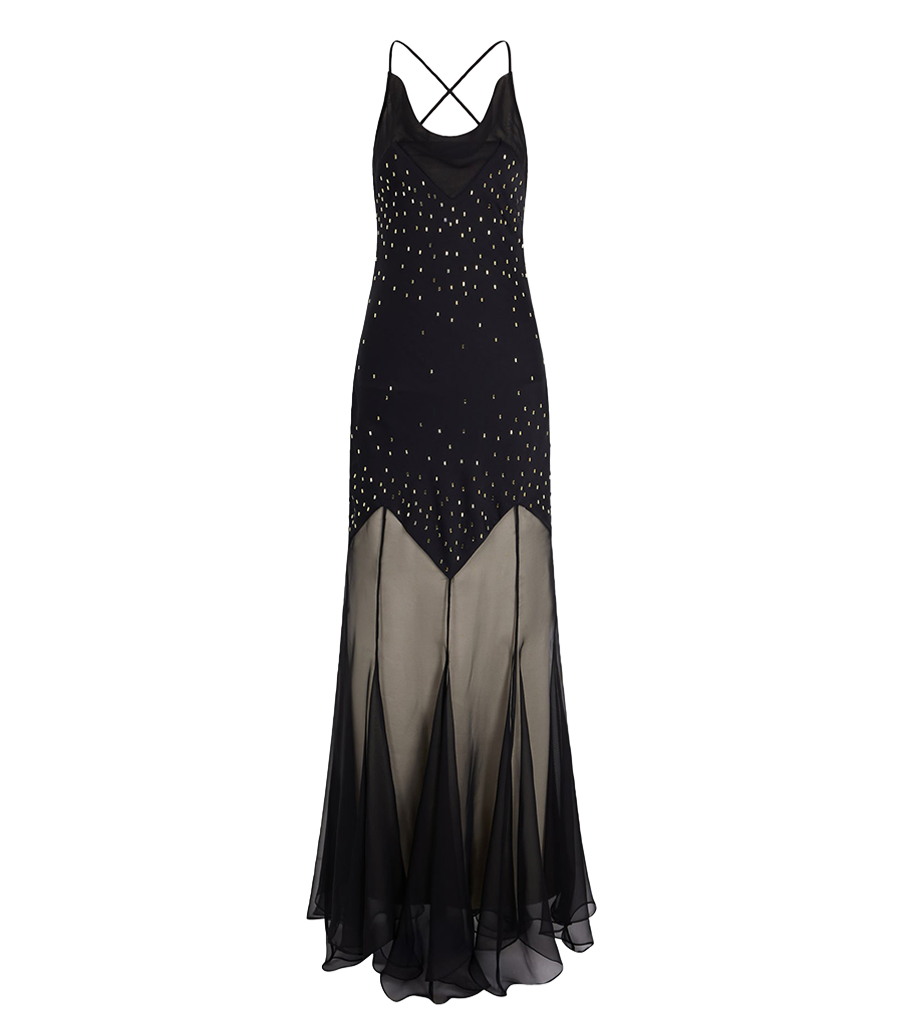 RABANNE - EMBELLISHED LONG DRESS