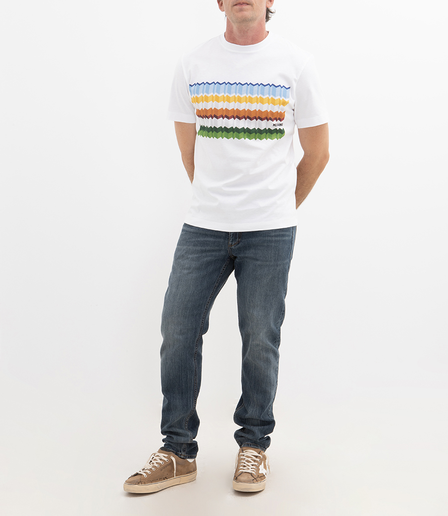 IRREGOLAR ZIGZAG SS T-SHIRT