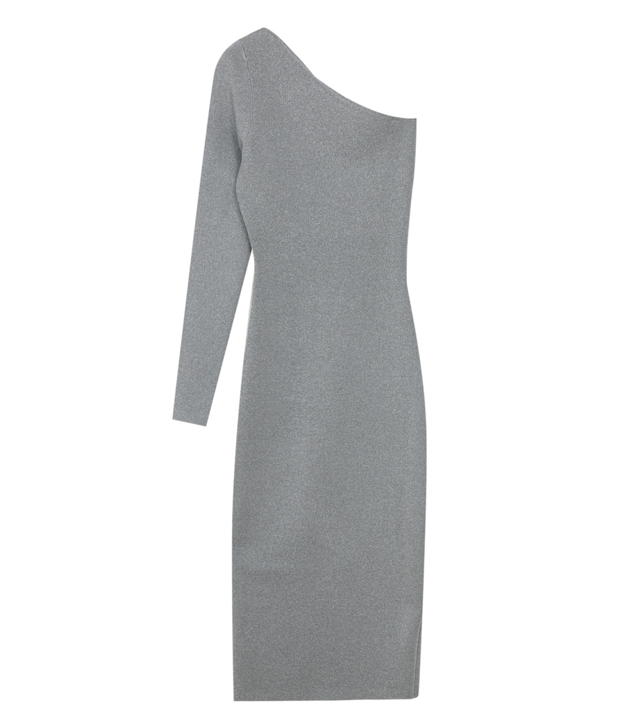 VICTORIA BECKHAM - LUREX ONE SHOULDER DRESS
