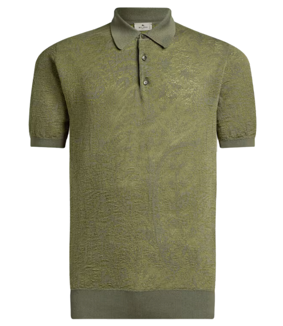 ETRO - FLORAL PAISLEY MOTIF POLO