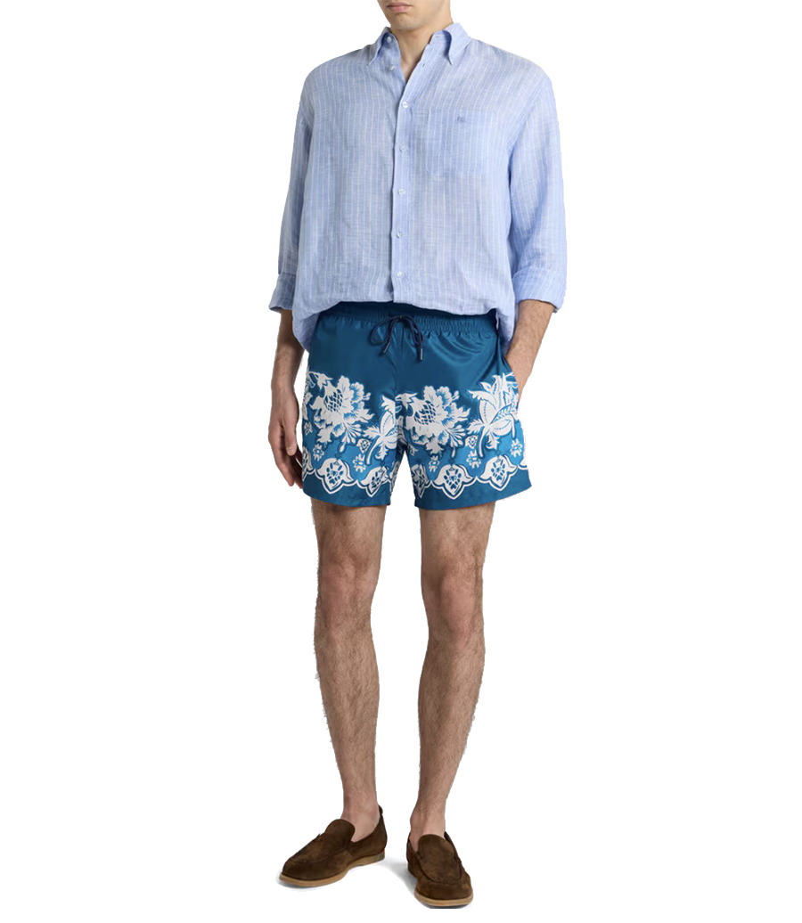 FLORAL PRINT SWIM SHORTS